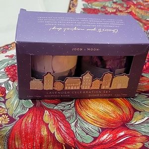 Joon X Moon Lavender Celebration Set - Whipped Soap And Sugar Scrubs NEW